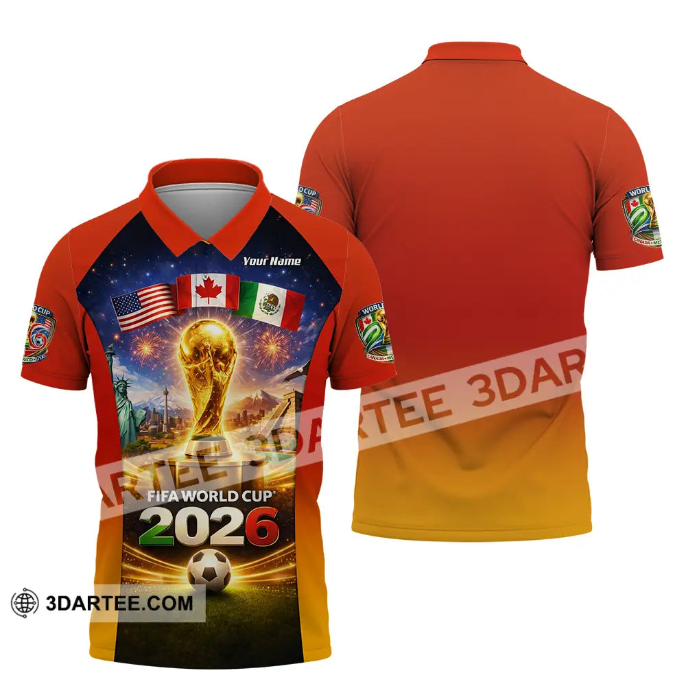 Unisex Shirt - Custom World Cup 2026 3D Shirt Polo Shirt / S T-shirt