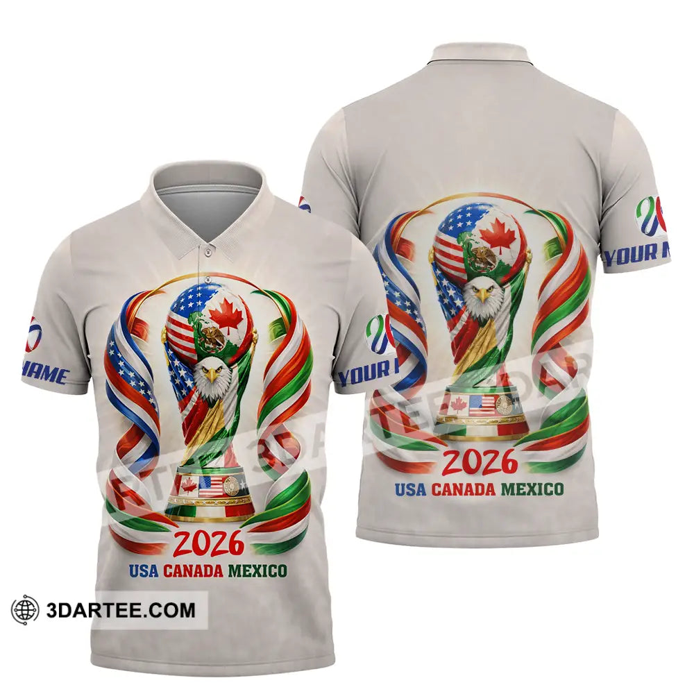 Unisex Shirt - Custom World Cup 2026 3D Shirt Polo Shirt / S T-shirt