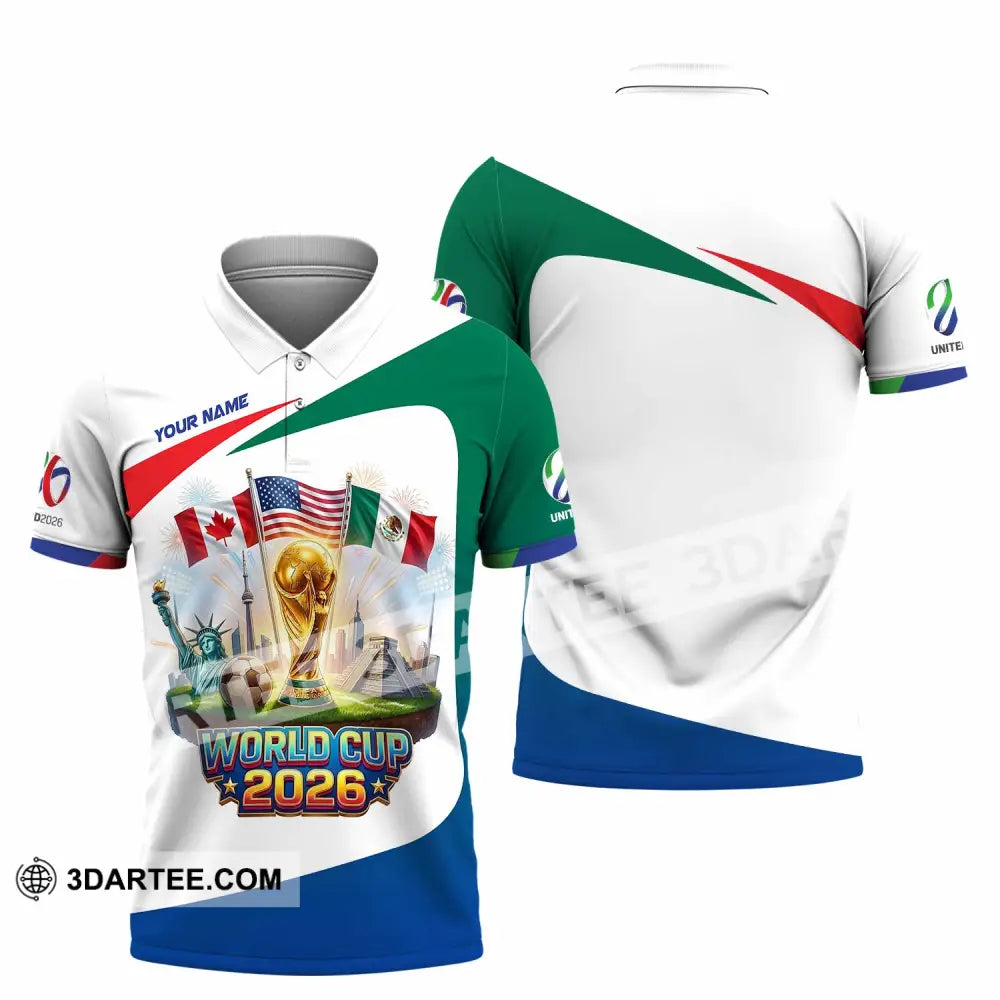 Unisex Shirt - Custom World Cup 2026 3D Shirt Polo Shirt / S T-shirt