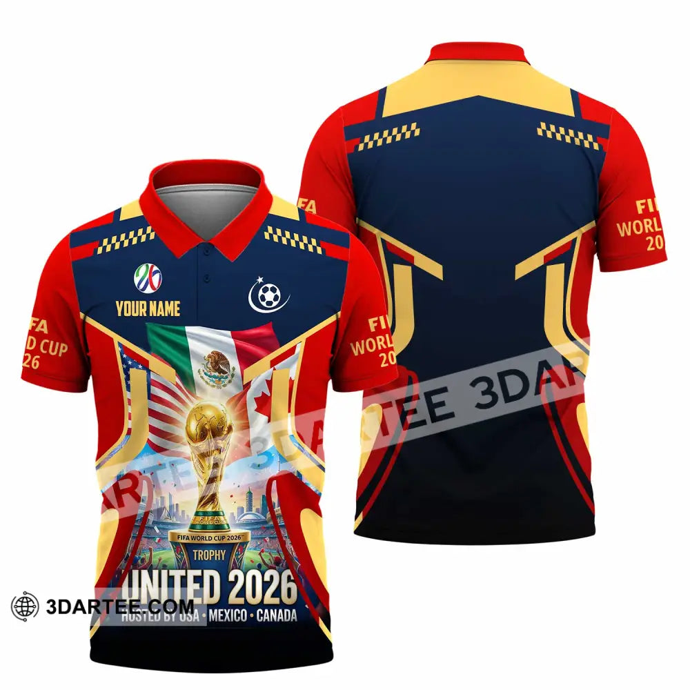 Unisex Shirt - Custom World Cup 2026 3D Shirt - Polo Shirt / S - T-shirt