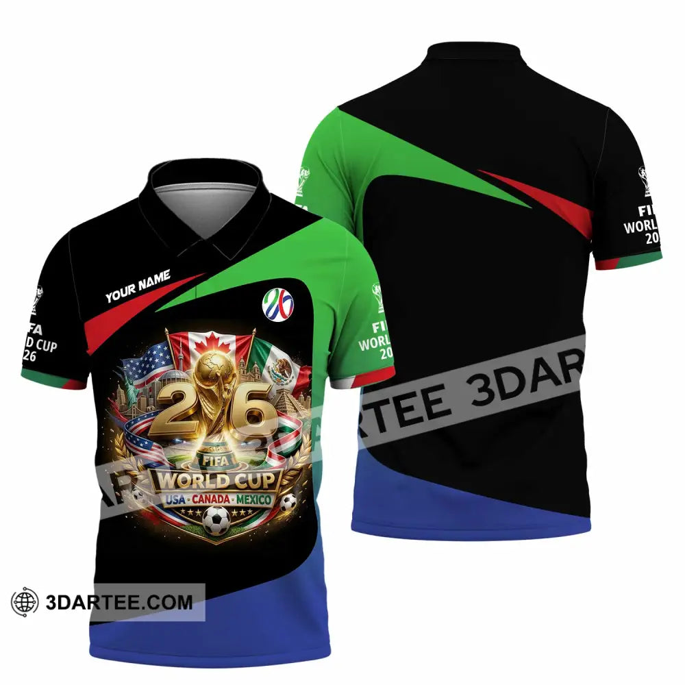 Unisex Shirt - Custom World Cup 2026 3D Shirt Polo Shirt / S T-shirt