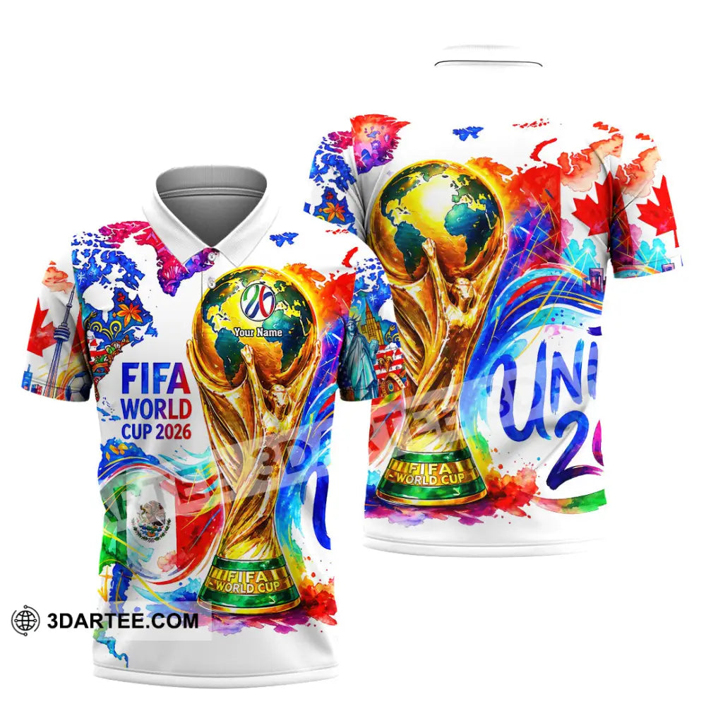 Unisex Shirt - Custom World Cup 2026 3D Shirt - Polo Shirt / S - T-shirt