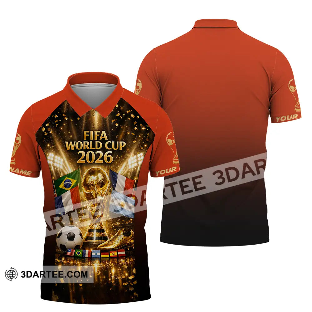 Unisex Shirt - Custom World Cup 2026 3D Shirt Polo Shirt / S T-shirt