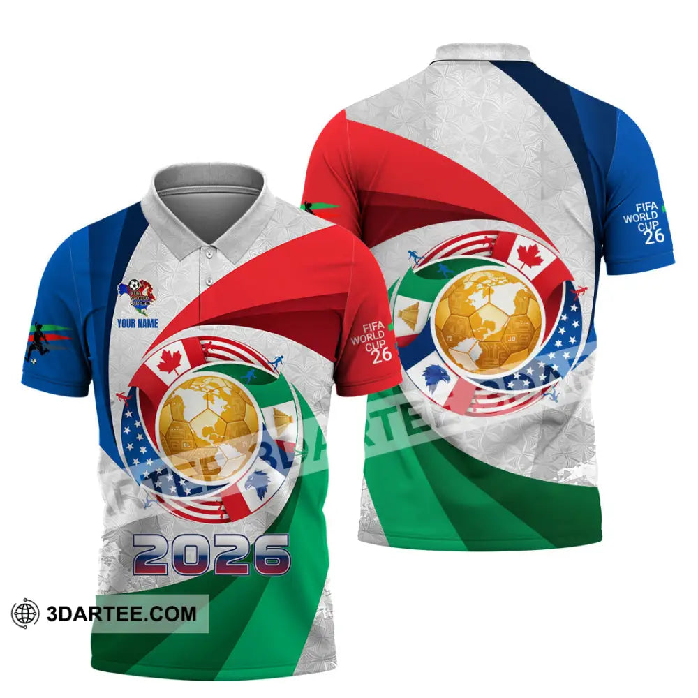 Unisex Shirt - Custom World Cup 2026 3D Shirt Polo Shirt / S T-shirt