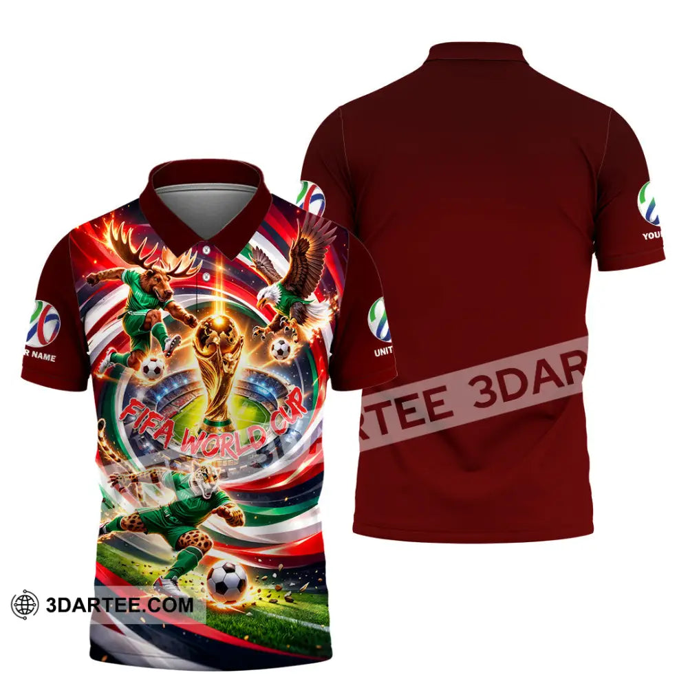 Unisex Shirt - Custom World Cup 2026 3D Shirt Polo Shirt / S T-shirt