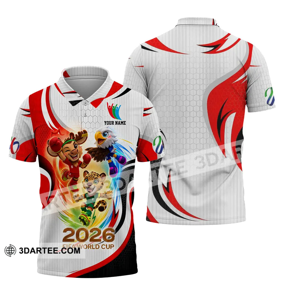 Unisex Shirt - Custom World Cup 2026 3D Shirt Polo Shirt / S T-shirt