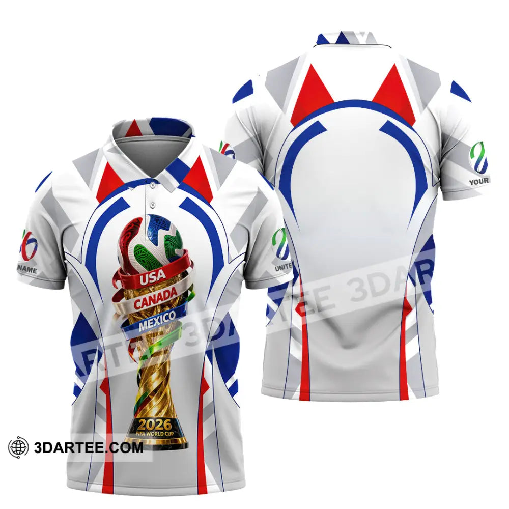 Unisex Shirt - Custom World Cup 2026 3D Shirt Polo Shirt / S T-shirt