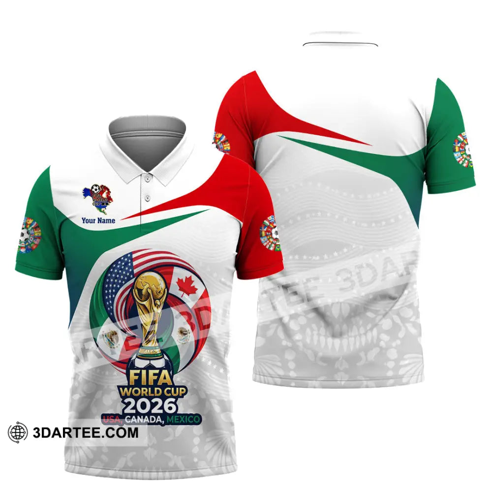Unisex Shirt - Custom World Cup 2026 3D Shirt - Polo Shirt / S - T-shirt