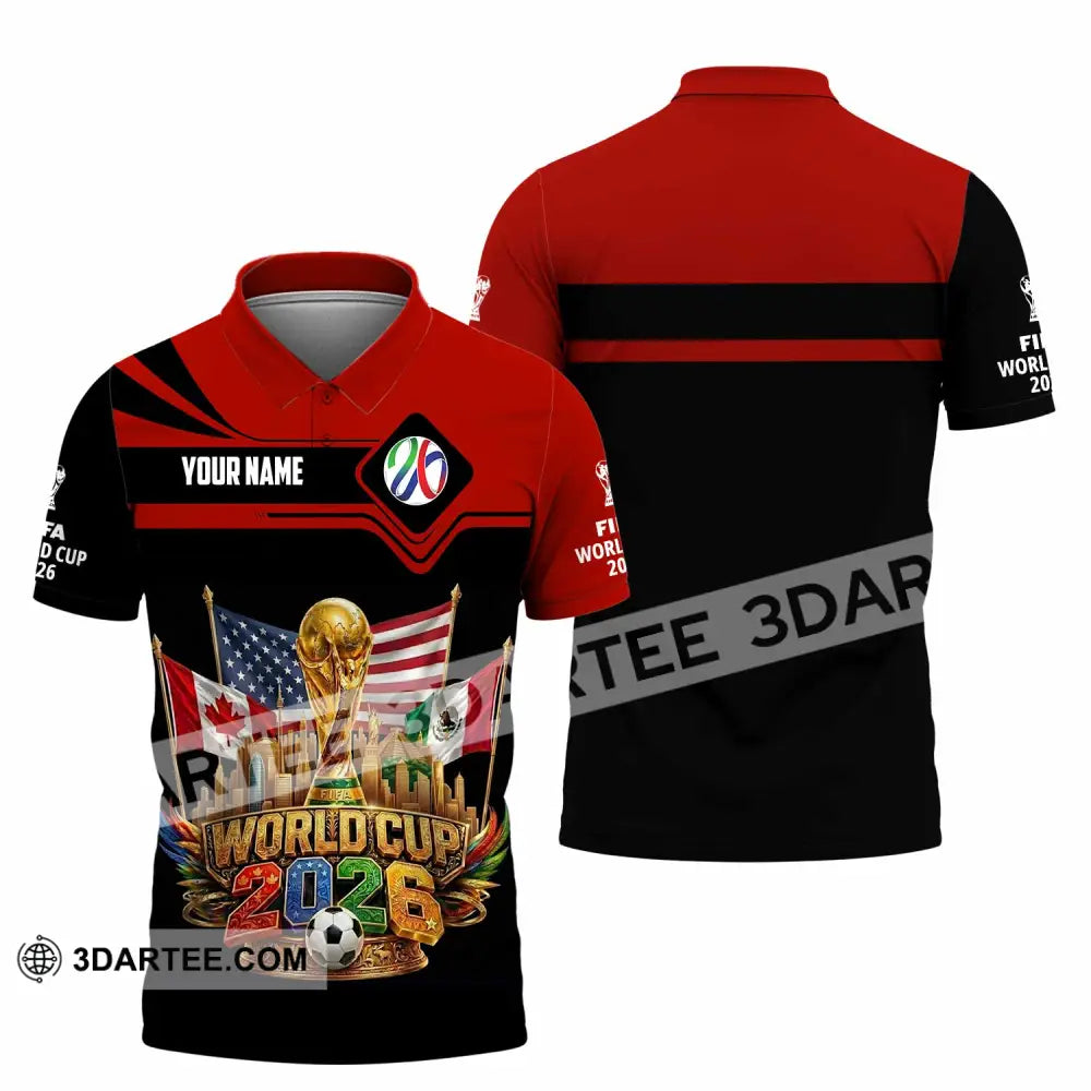 Unisex Shirt - Custom World Cup 2026 3D Shirt - Polo Shirt / S - T-shirt