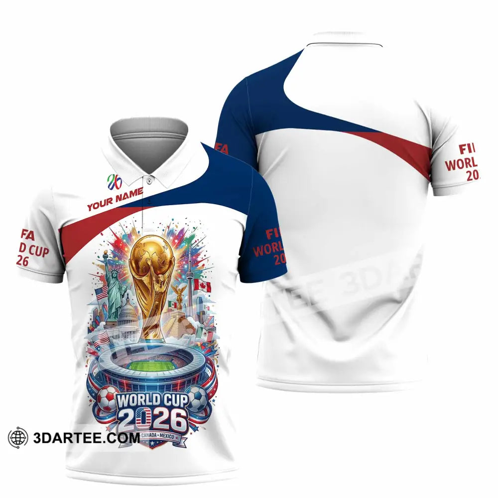 Unisex Shirt - Custom World Cup 2026 3D Shirt - Polo Shirt / S - T-shirt
