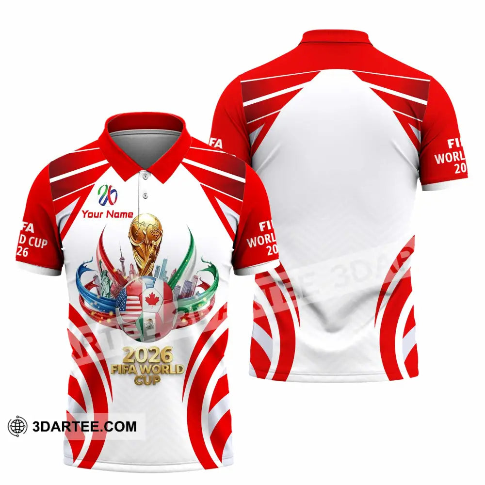 Unisex Shirt - Custom World Cup 2026 3D Shirt Polo Shirt / S T-shirt