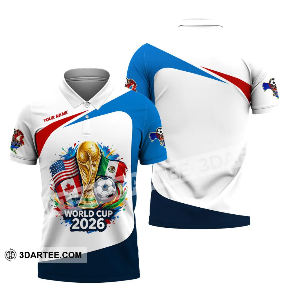 Unisex Shirt - Custom World Cup 2026 3D Shirt - Polo Shirt / S - T-shirt