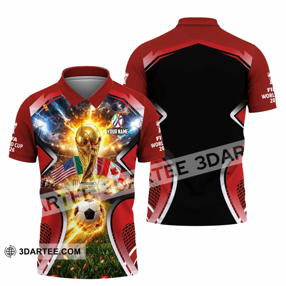 Unisex Shirt - Custom World Cup 2026 3D Shirt - Polo Shirt / S - T-shirt