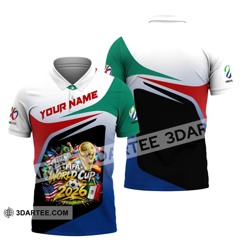 Unisex Shirt - Custom World Cup 2026 3D Shirt - Polo Shirt / S - T-shirt
