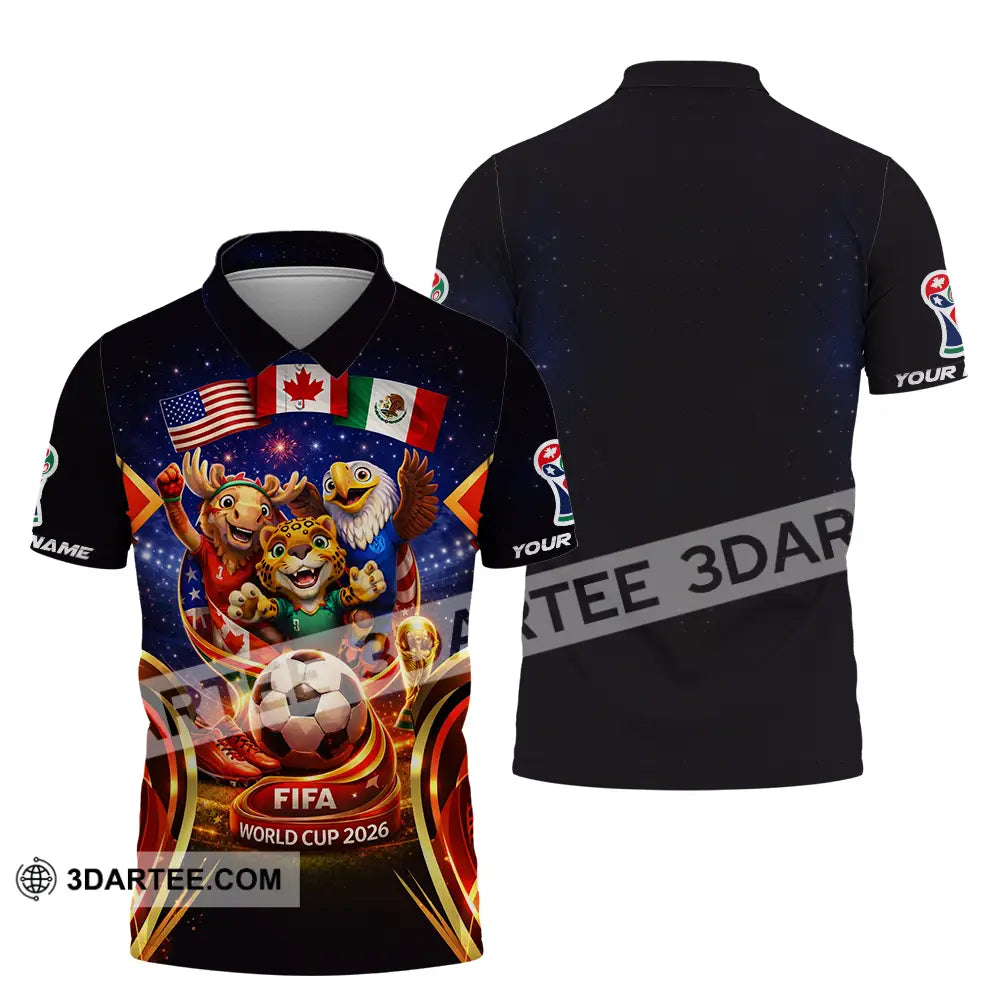 Unisex Shirt - Custom World Cup 2026 3D Shirt Polo Shirt / S T-shirt