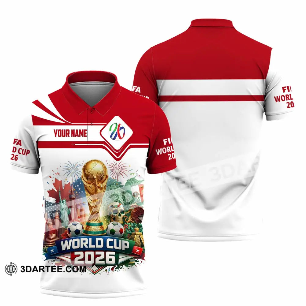 Unisex Shirt - Custom World Cup 2026 3D Shirt Polo Shirt / S T-shirt
