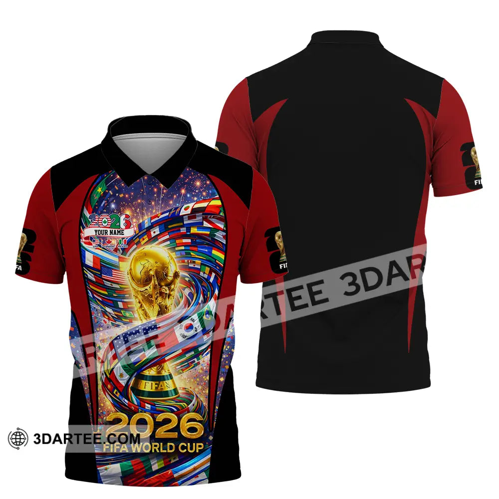 Unisex Shirt - Custom World Cup 2026 3D Shirt Polo Shirt / S T-shirt