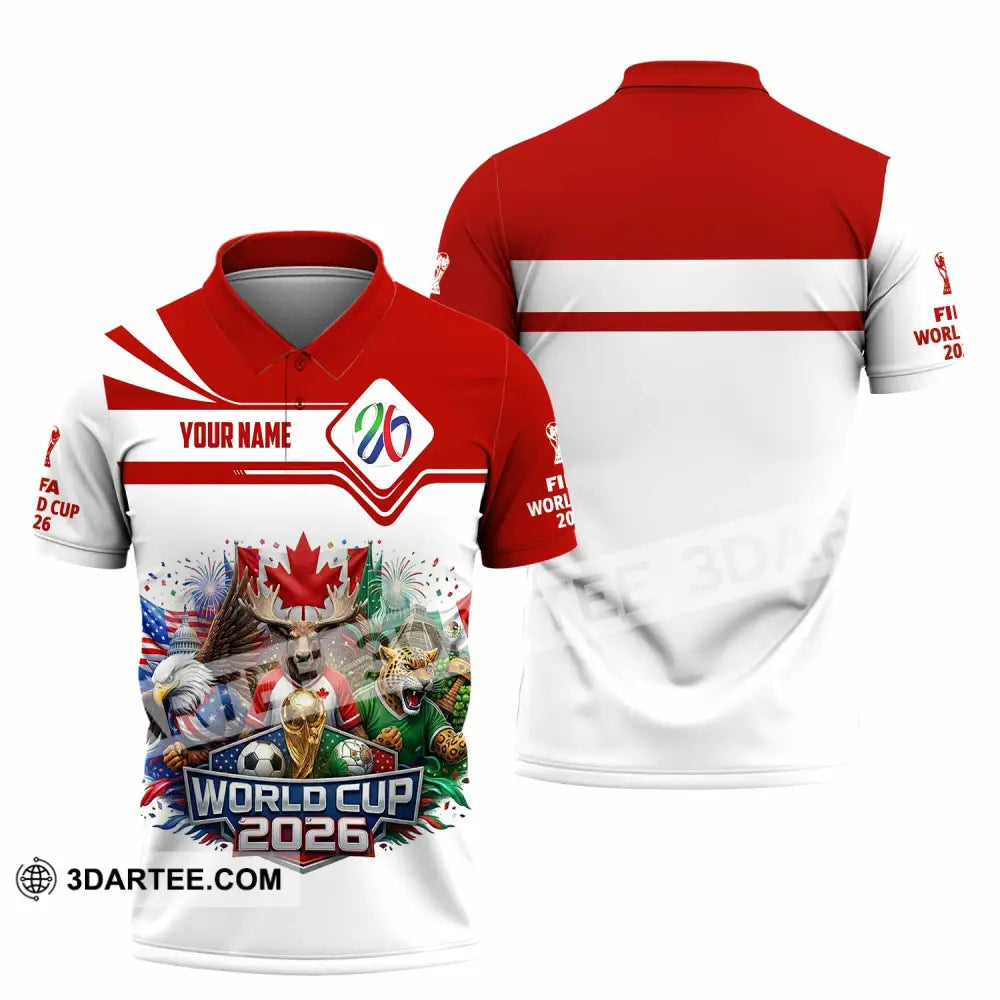Unisex Shirt - Custom World Cup 2026 3D Shirt - Polo Shirt / S - T-shirt