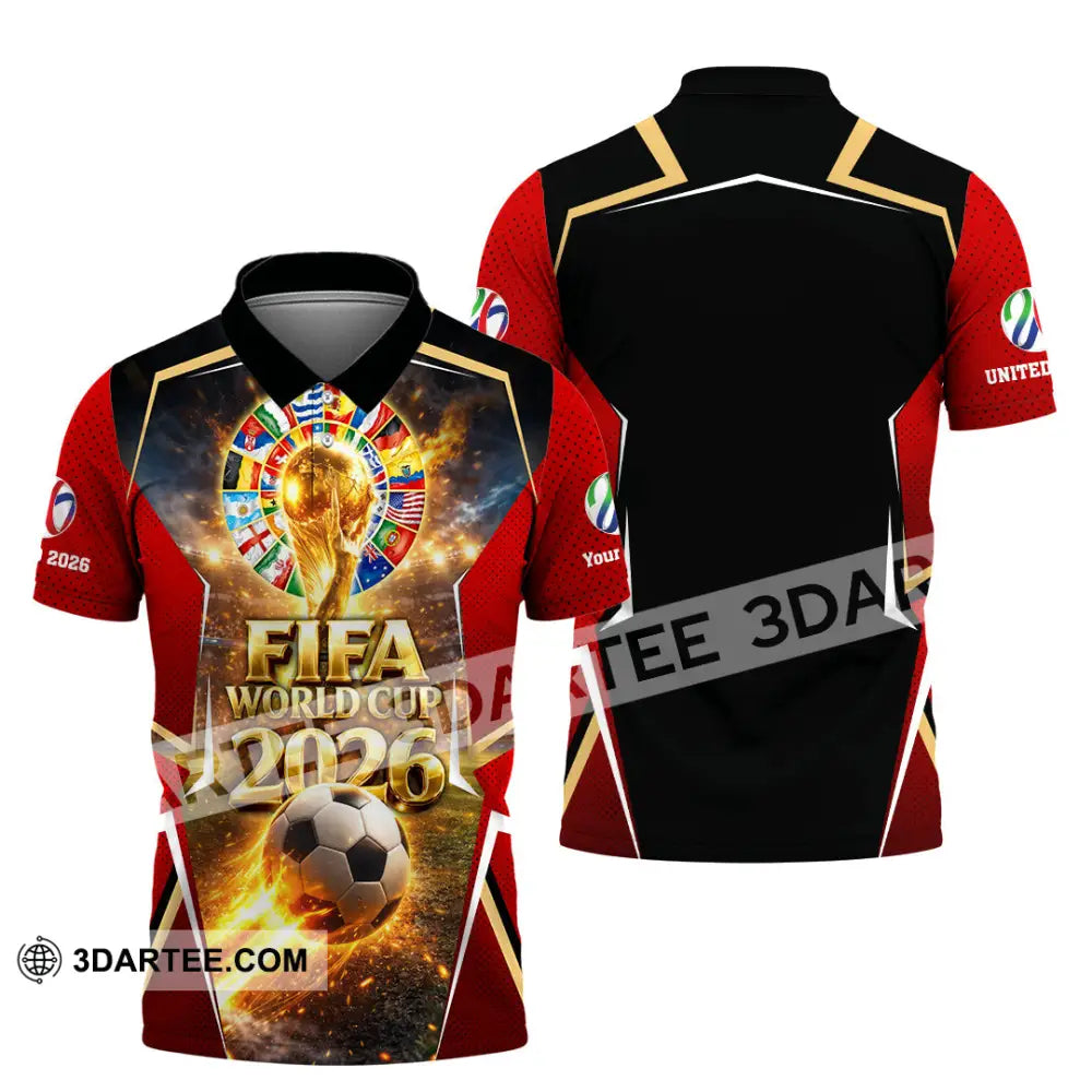 Unisex Shirt - Custom World Cup 2026 3D Shirt - Polo Shirt / S - T-shirt