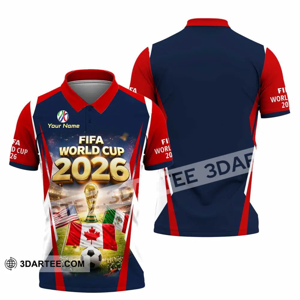 Unisex Shirt - Custom World Cup 2026 3D Shirt Polo Shirt / S T-shirt
