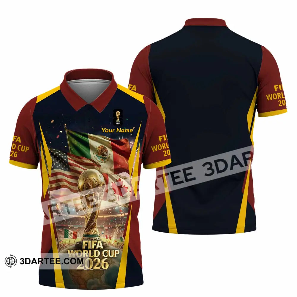 Unisex Shirt - Custom World Cup 2026 3D Shirt Polo Shirt / S T-shirt