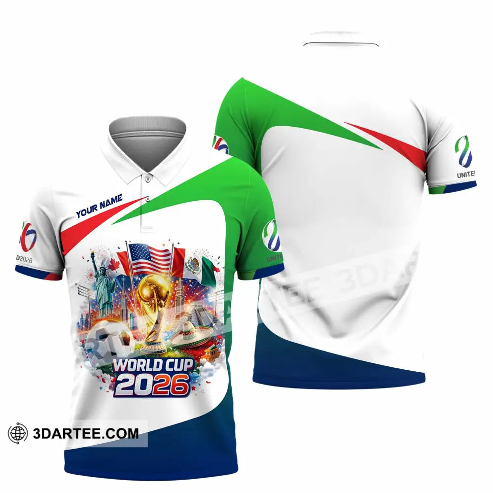 Unisex Shirt - Custom World Cup 2026 3D Shirt Polo Shirt / S T-shirt
