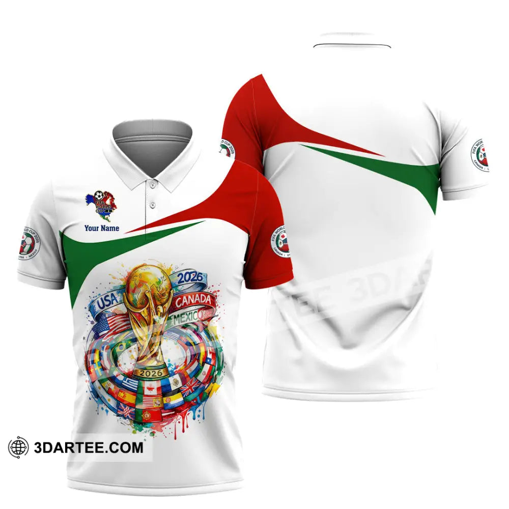 Unisex Shirt - Custom World Cup 2026 3D Shirt - Polo Shirt / S - T-shirt