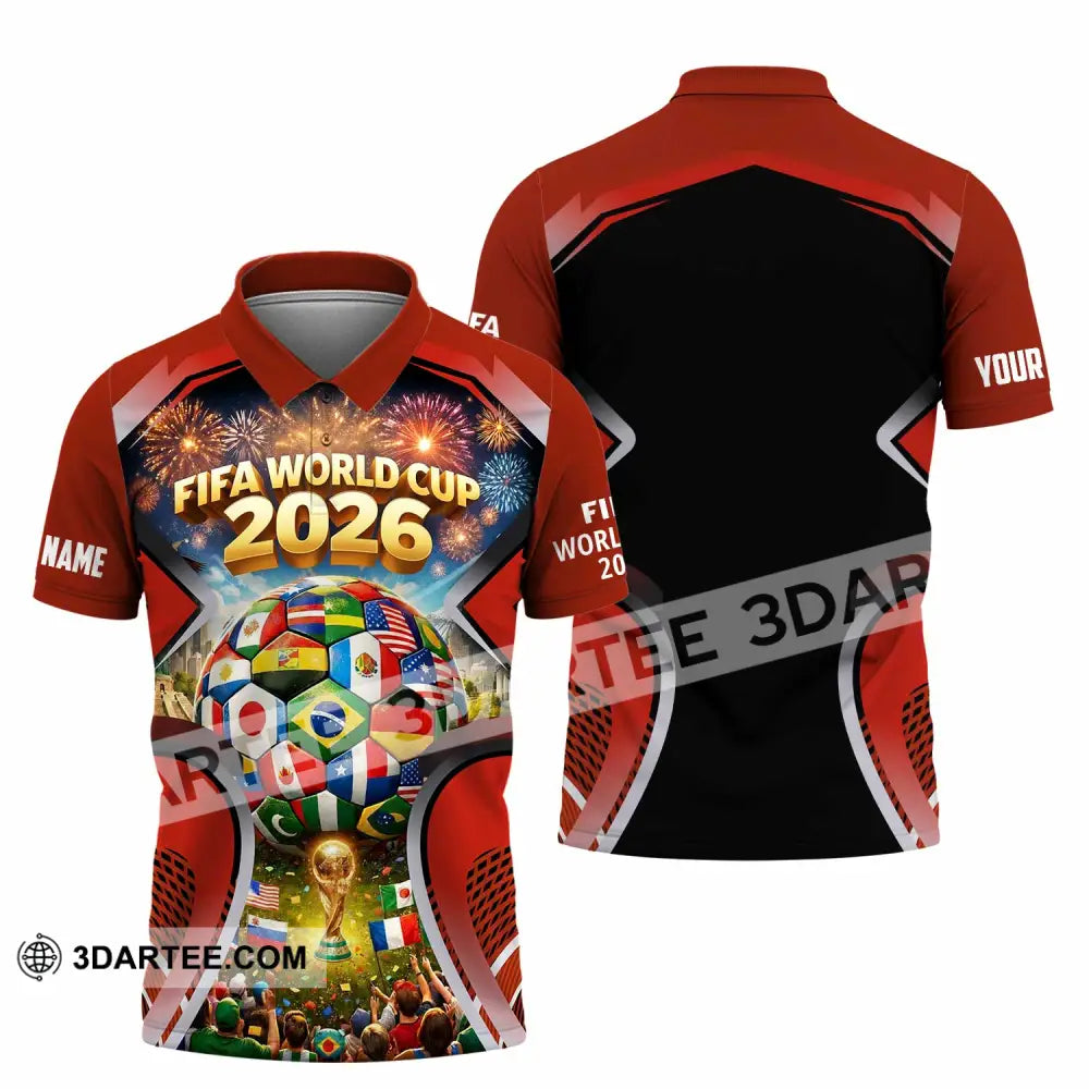 Unisex Shirt - Custom World Cup 2026 3D Shirt Polo Shirt / S T-shirt