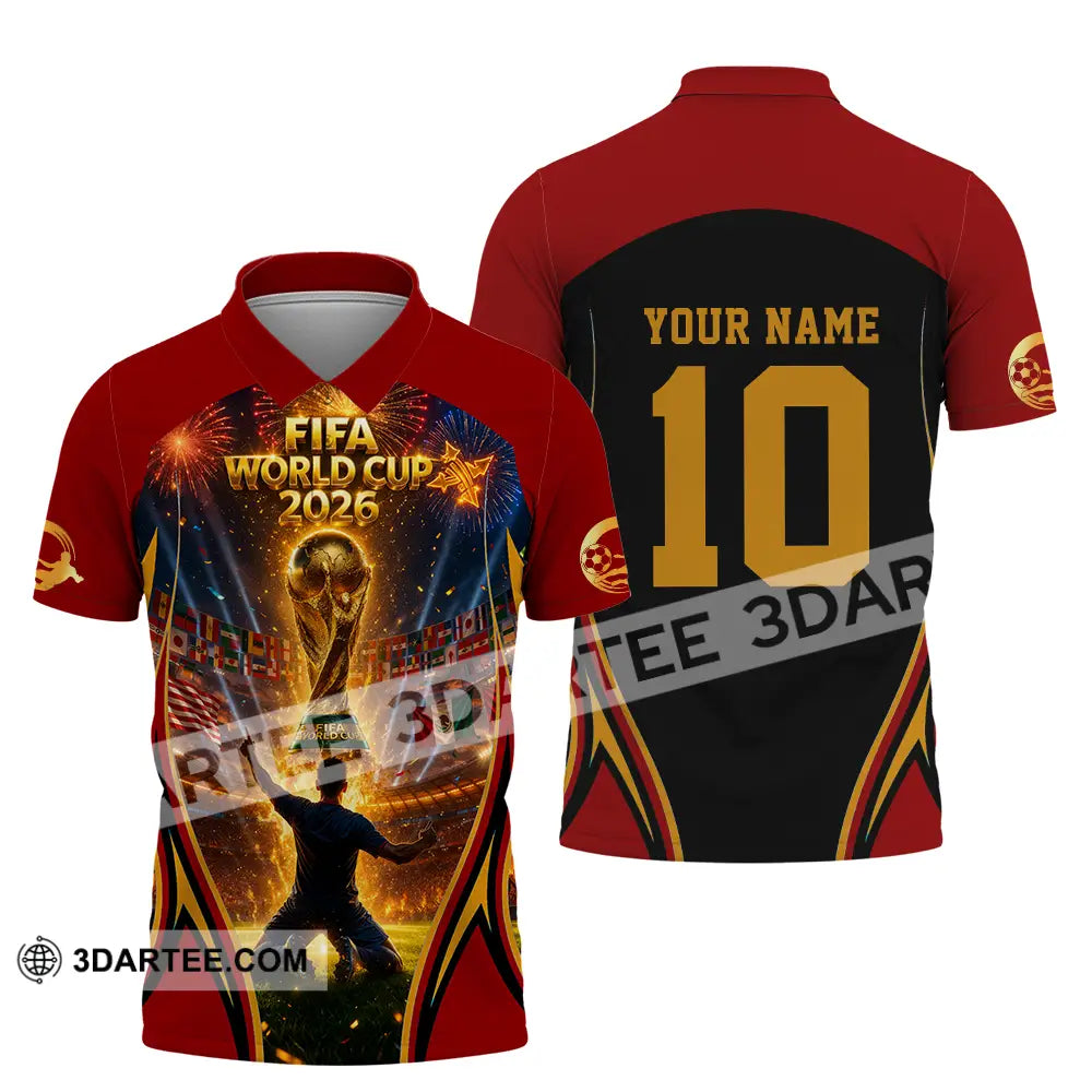 Unisex Shirt - Custom World Cup 2026 3D Shirt Polo Shirt / S T-shirt