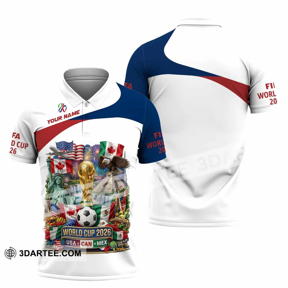 Unisex Shirt - Custom World Cup 2026 3D Shirt - Polo Shirt / S - T-shirt