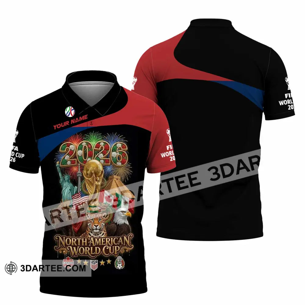 Unisex Shirt - Custom World Cup 2026 3D Shirt - Polo Shirt / S - T-shirt