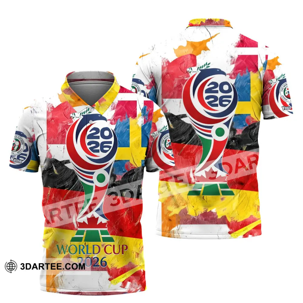 Unisex Shirt - Custom World Cup 2026 3D Shirt - Polo Shirt / S - T-shirt
