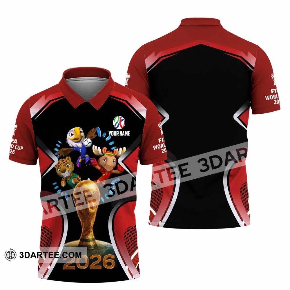 Unisex Shirt - Custom World Cup 2026 3D Shirt - Polo Shirt / S - T-shirt