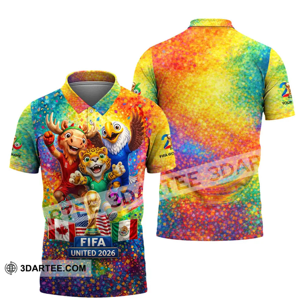 Unisex Shirt - Custom World Cup 2026 3D Shirt - Polo Shirt / S - T-shirt
