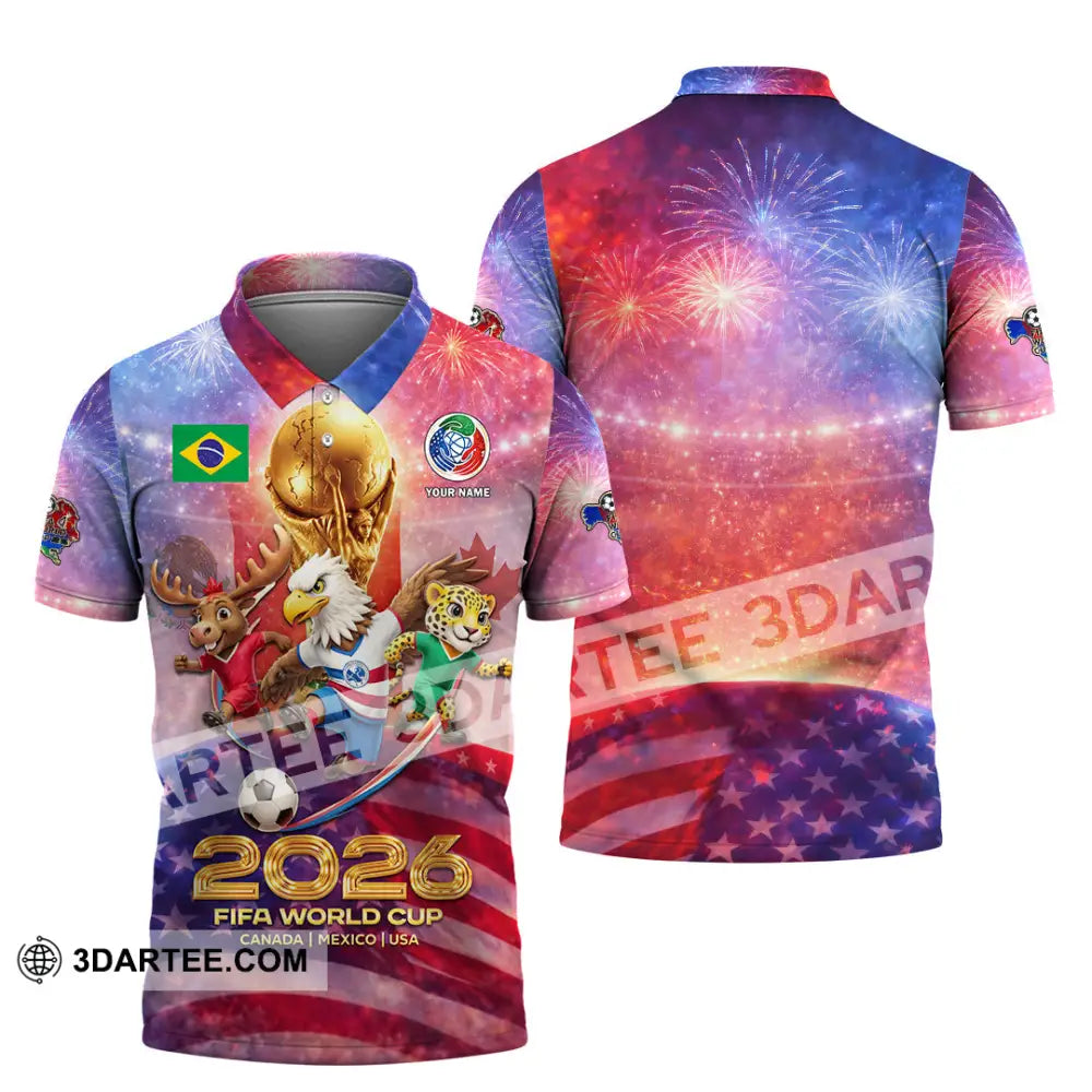 Unisex Shirt - Custom World Cup 2026 3D Shirt Polo Shirt / S T-shirt