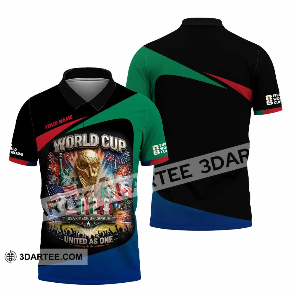 Unisex Shirt - Custom World Cup 2026 3D Shirt - Polo Shirt / S - T-shirt