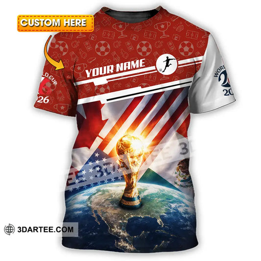 Unisex Shirt - Custom World Cup 2026 3D Shirt T-shirt