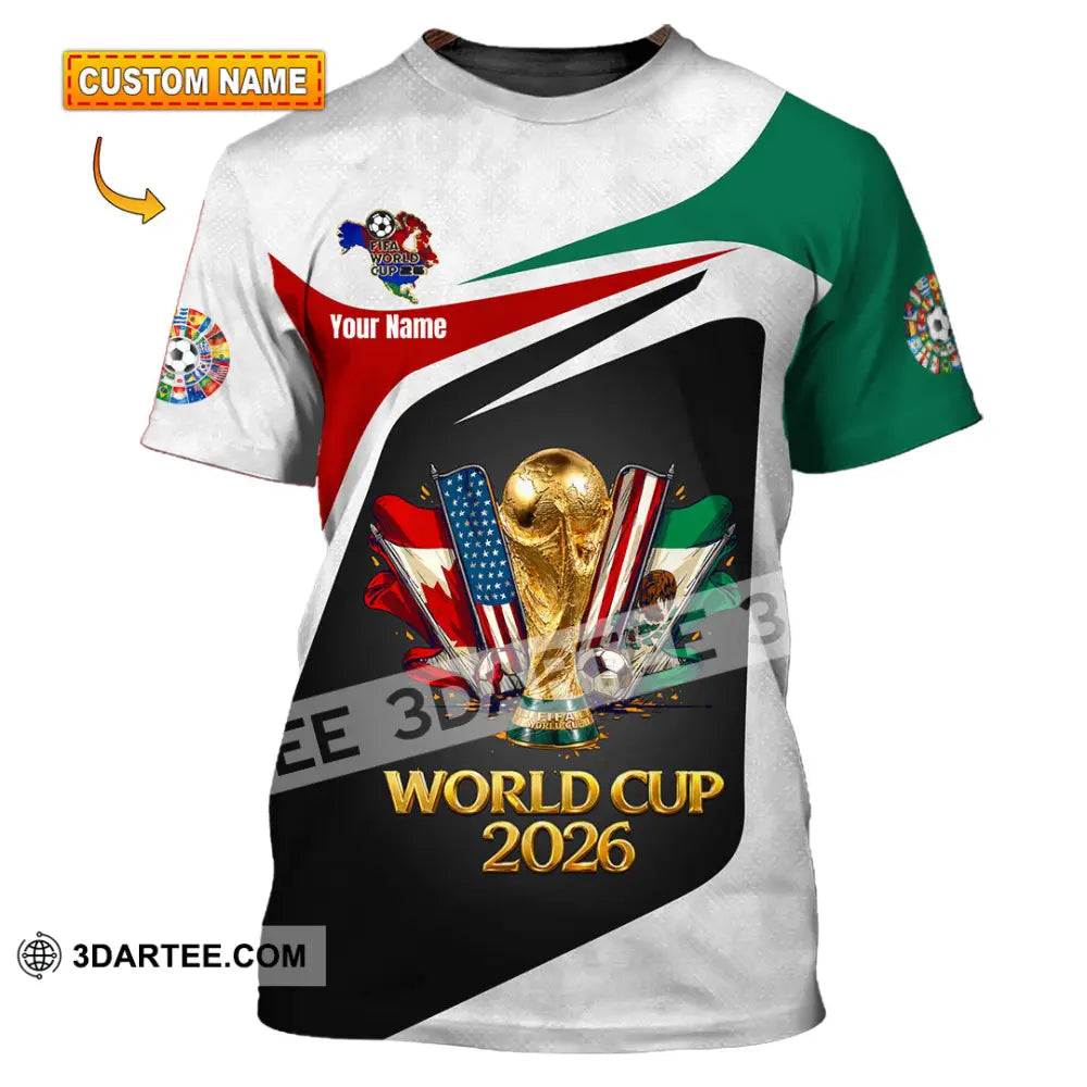 Unisex Shirt - Custom World Cup 2026 3D Shirt - T-shirt
