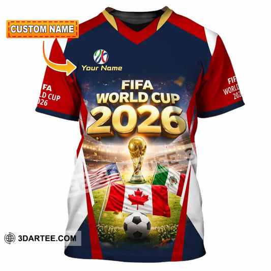 Unisex Shirt - Custom World Cup 2026 3D Shirt T-shirt