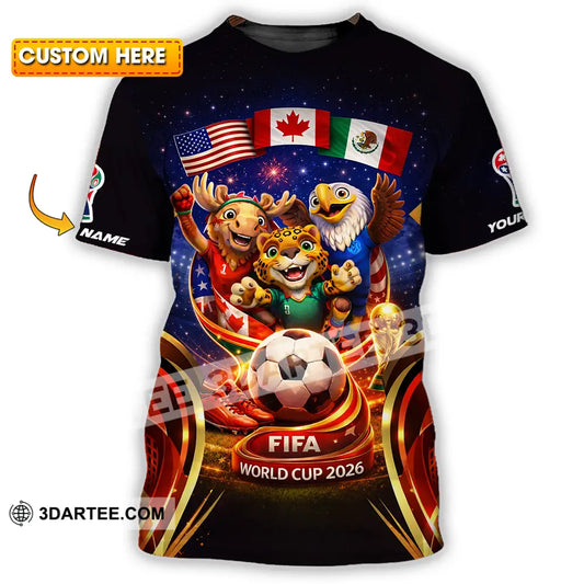 Unisex Shirt - Custom World Cup 2026 3D Shirt T-shirt
