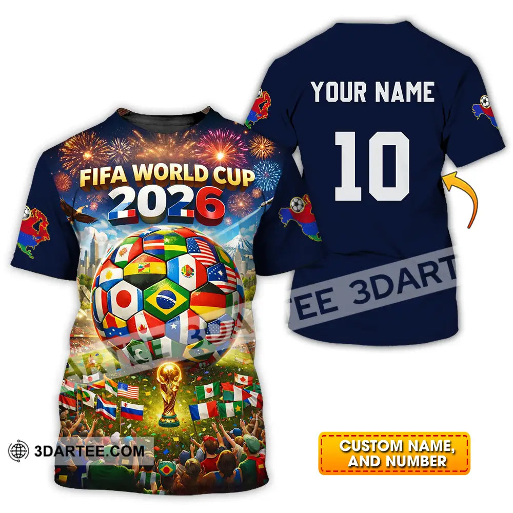 Unisex Shirt - Custom World Cup 2026 3D Shirt T-shirt