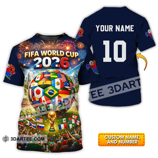 Unisex Shirt - Custom World Cup 2026 3D Shirt T-shirt