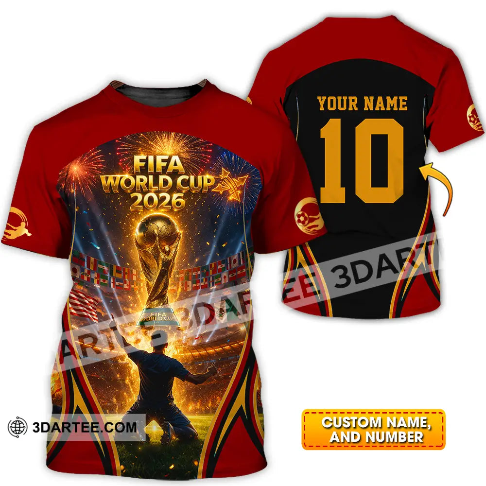 Unisex Shirt - Custom World Cup 2026 3D Shirt T-shirt