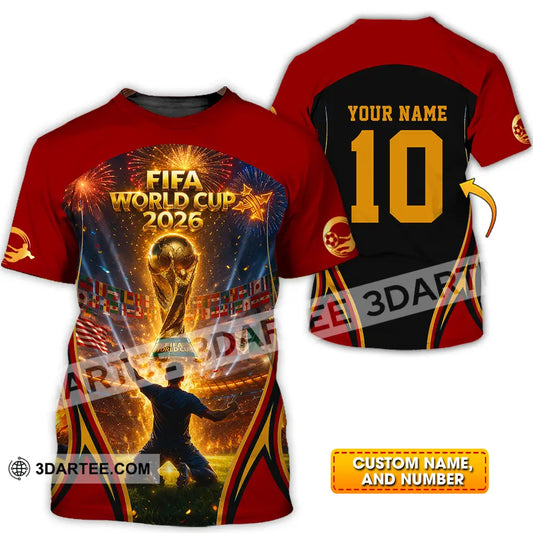 Unisex Shirt - Custom World Cup 2026 3D Shirt T-shirt