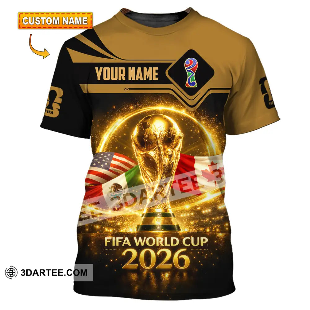Unisex Shirt - Custom World Cup 2026 3D Shirt - T-shirt