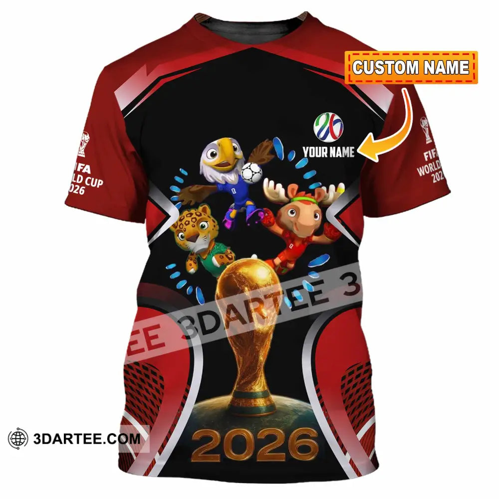 Unisex Shirt - Custom World Cup 2026 3D Shirt - T-shirt