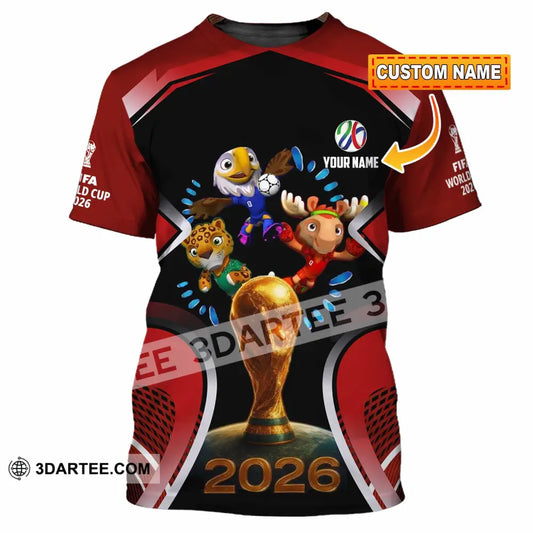Unisex Shirt - Custom World Cup 2026 3D Shirt - T-shirt