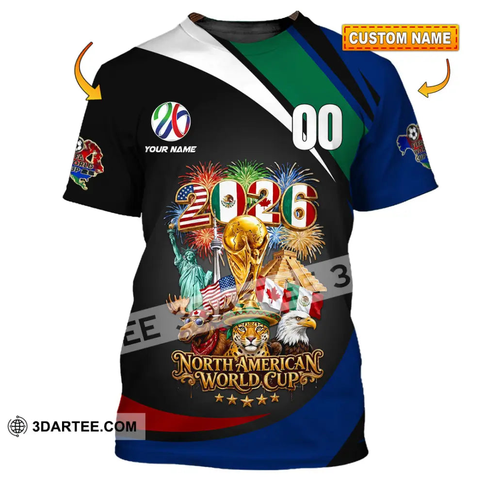 Unisex Shirt - Custom World Cup 2026 3D Shirt - T-shirt