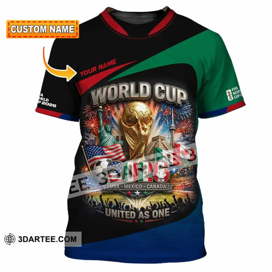 Unisex Shirt - Custom World Cup 2026 3D Shirt - T-shirt
