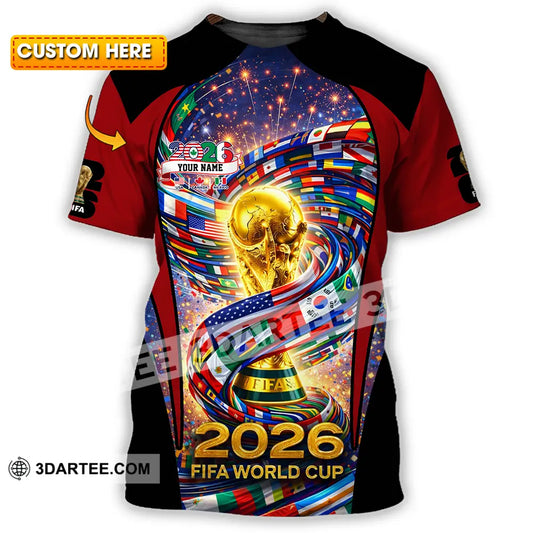 Unisex Shirt - Custom World Cup 2026 3D Shirt T-shirt